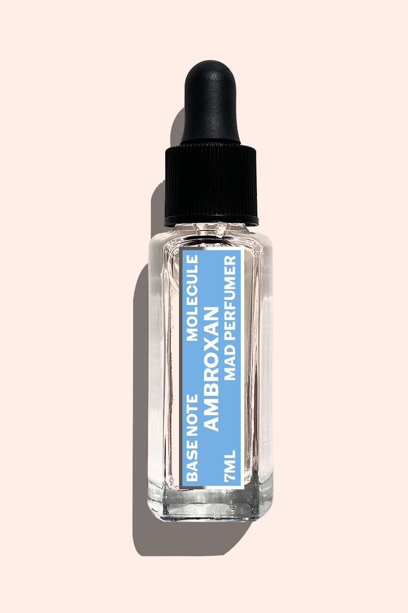 I Might Stop By Perfume Oil  Ambroxan Molecule Fragrance with Smoky Quartz  Crystals - Exuma Fragrance Co.